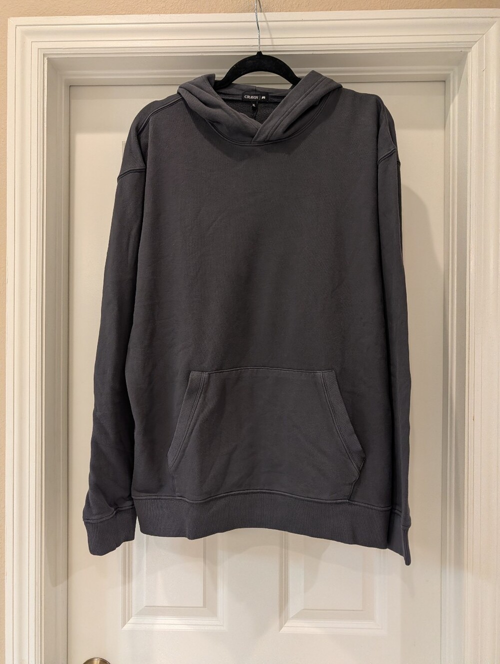 Cravin Golf Gray Cotton Hoodie Size XL NWT